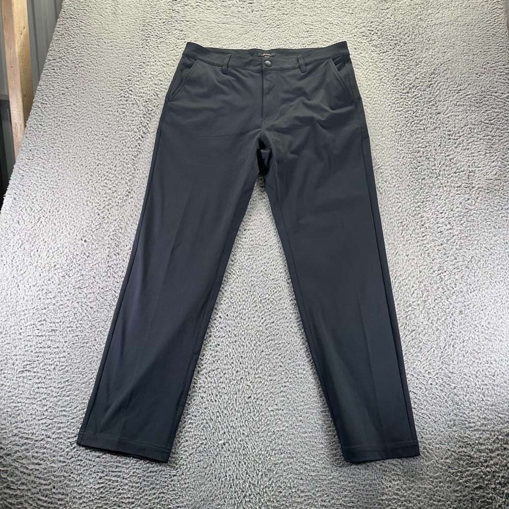 Quince Pant Men's 34x30 Black Polyester Casual Utility Workwear Gorpcore Hiking